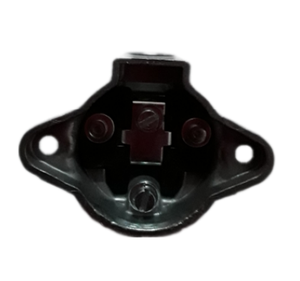 Presa 2 poli in alluminio per lampada rotante