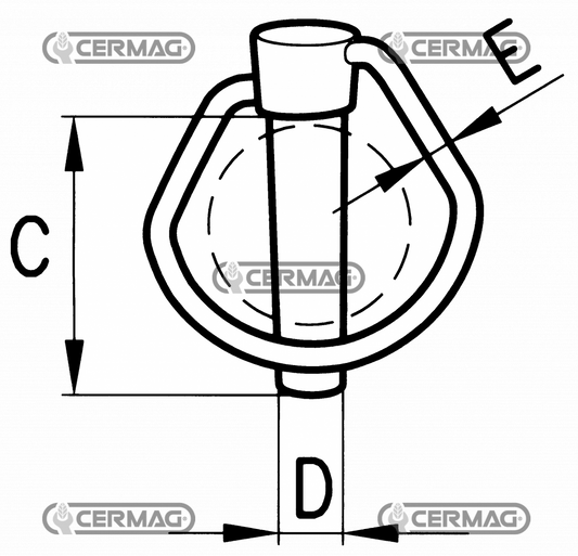 Spina a scatto ø 10 confezione da 25 pz