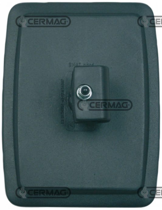 Specchio con coppa nera 236x180 completo di attacco