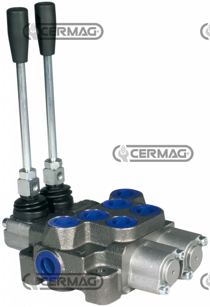 Distributore a due leve 1/2" Made in Italy