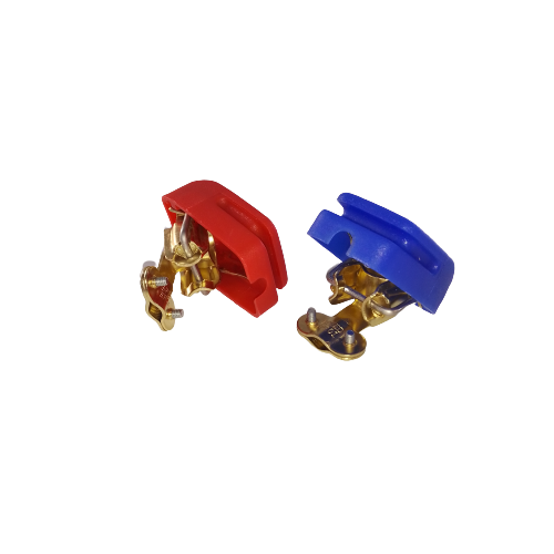 Coppia morsetti a sgancio rapido