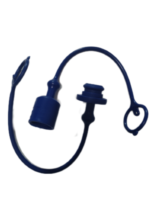 Coppia tappi per innesti rapidi BLU