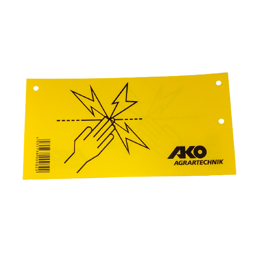 Cartello di segnalazione recinti elettrificati