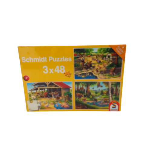SCHMIDT Kit 3 puzzle da 48 pz