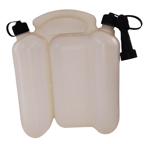 Tanica combinata per miscela e olio catena