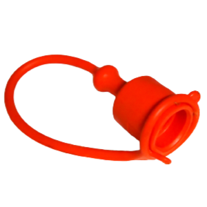 Tappo parapolvere FEMMINA per innesti rapidi Misura 1/2" Colore Arancio
