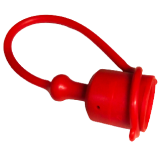 Tappo parapolvere FEMMINA per innesti rapidi Misura 1/2" Colore Rosso