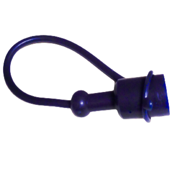 Tappo parapolvere FEMMINA per innesti rapidi Misura 1/4" Colore Blu