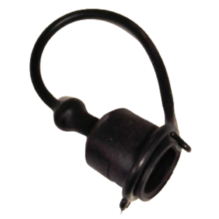 Tappo parapolvere FEMMINA per innesti rapidi Misura 1/2" Colore Nero