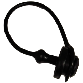 Tappo parapolvere MASCHIO per innesti rapidi Misura 1/2" Colore Nero