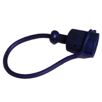 Tappo parapolvere FEMMINA per innesti rapidi Misura 3/8" Colore Blu