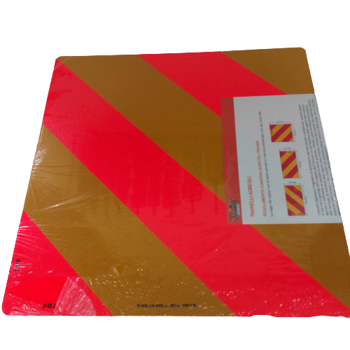 Pannello retroriflettente in alluminio per attrezzi