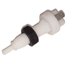 Interruttore stop con ghiera filettata