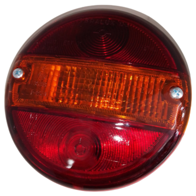 Fanale posteriore a 3 luci - Ø 140 mm per rimorchi ed applicazioni varie