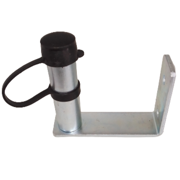 Supporto con staffa laterale per faro rotante