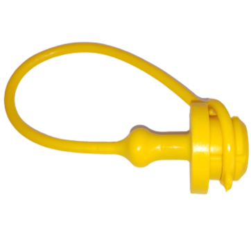 Tappo parapolvere MASCHIO per innesti rapidi Misura 1/2" Colore Giallo