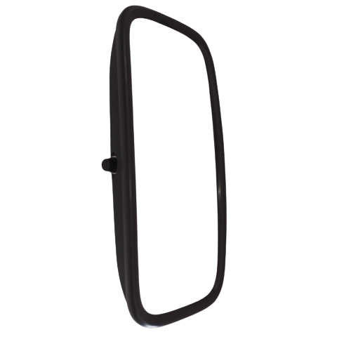 Specchio con coppa nera 420x200 completo di attacco