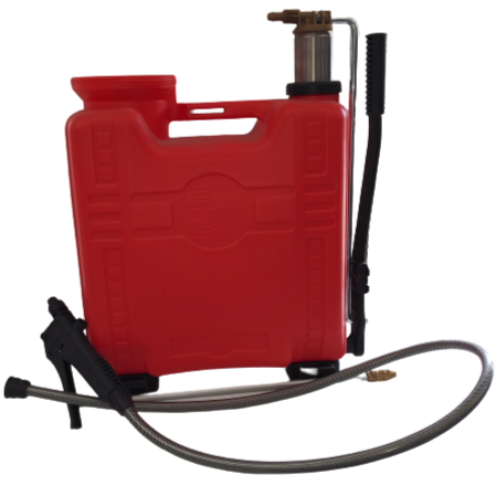 AUSONIA Pompa a zaino in materiale termoplastico con pompante in acciaio Capacità 16 lt