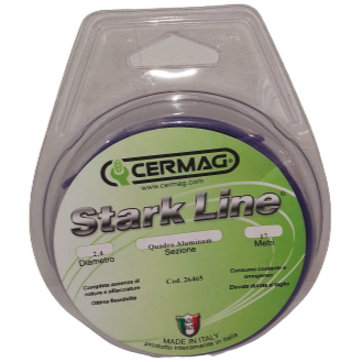 Filo nylon quadrato STARK LINE ALLUMINIUM - alta qualità